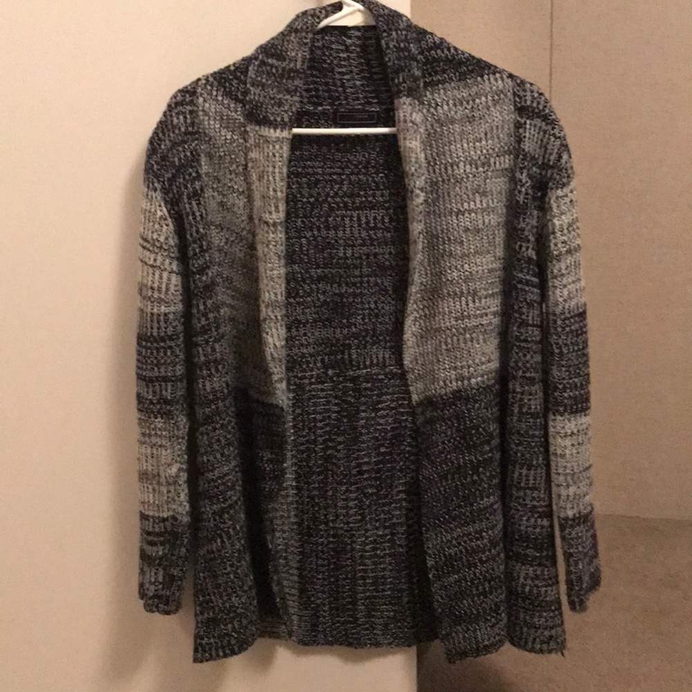 Black and gray shrug